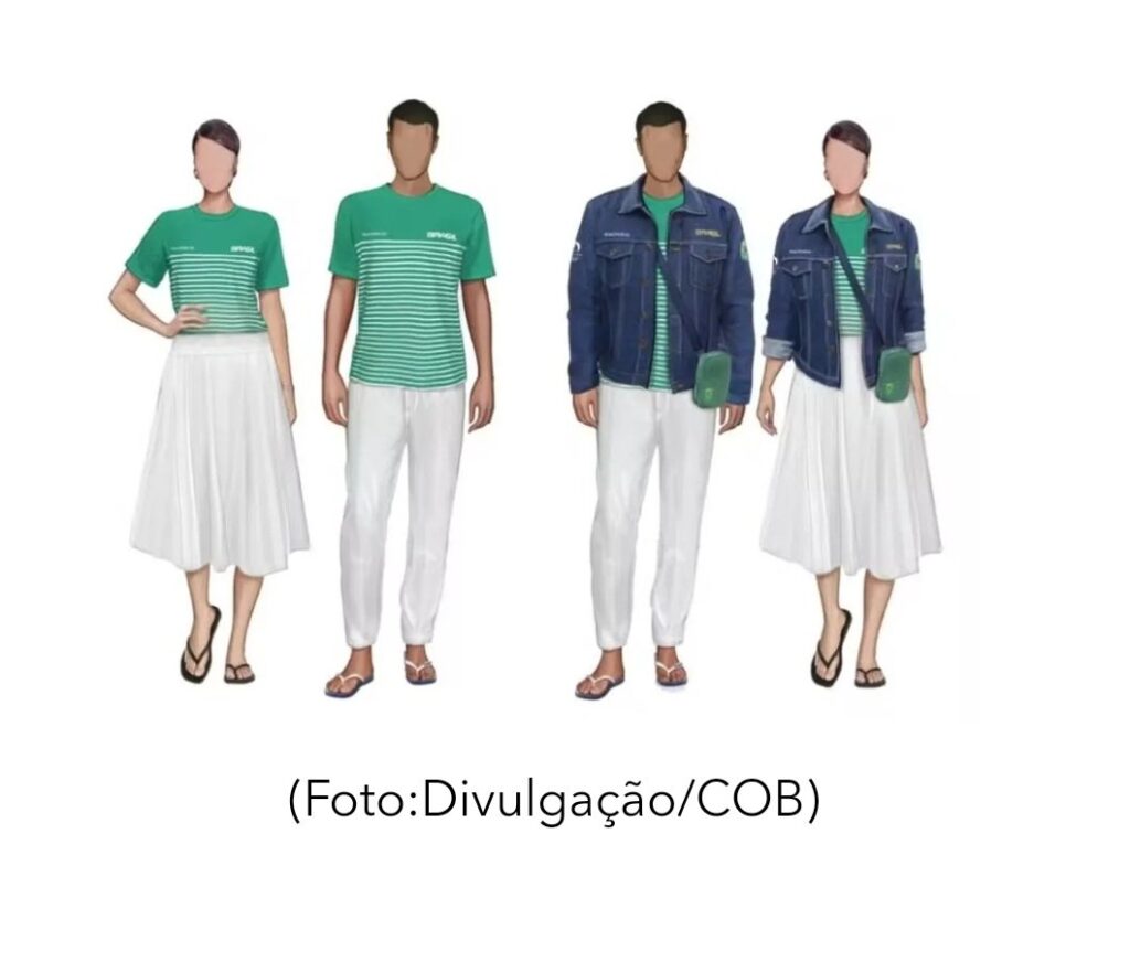 uniforme do brasil para cerimonia de abertura das olimpiadas 2024